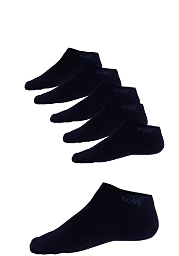 BOSS Męskie skarpety 5P AS Uni Color CC Ankle Socks, ciemnoniebieskie, 40-46, ciemnoniebieski, 46 EU