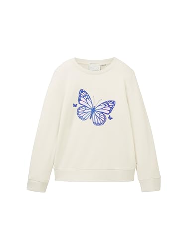 TOM TAILOR Dziewczęca bluza dziecięca, 13808 – kremowy, 116/122 cm