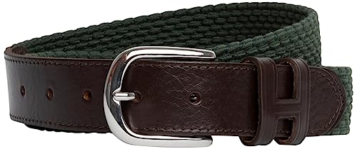 Hackett London Męski pasek Parachute, 765 khaki Green, XL