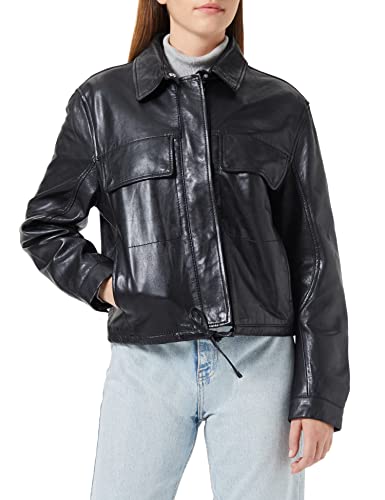 Freaky Nation Damska kurtka skórzana Adele-FN, czarna, M