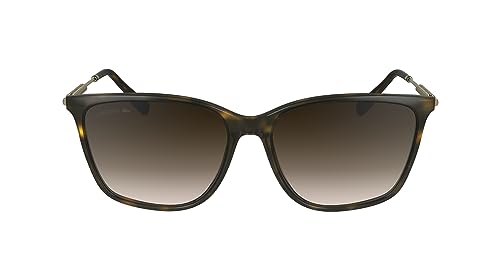 Lacoste Damskie okulary przeciwsłoneczne L6016S, Dark Havana, jeden rozmiar, Ciemna Hawana, Rozmiar uniwersalny