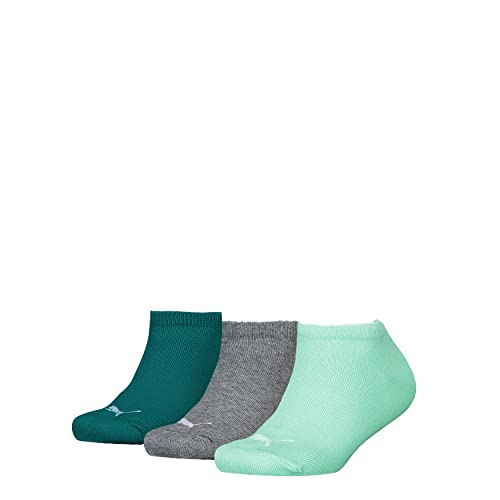 PUMA Niewidoczne rajstopy dla dzieci, uniseks, kolor miętowy/zielony (Lagoon Green), 39/42, miętowy/zielony, 39-42