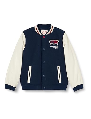Levi's Chłopcy Kids Lvb Varsity Jacket 8eh926 ciężka odzież wierzchnia, Niebieski (Jukatan), 12 lat