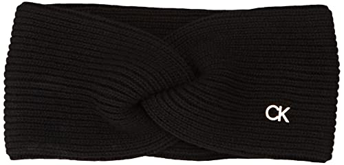 Calvin Klein Damska opaska na głowę Re-Lock Inna czapka, Ck czarny, Rozmiar uniwersalny