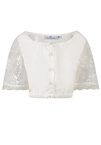Stockerpoint Trachtenkids Dziewczęca bluzka dirndl Libby bluzka dirndl, kremowa, standardowa, kremowy, 92 cm