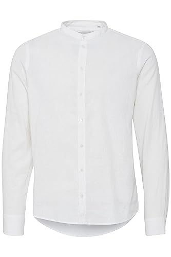 CASUAL FRIDAY CFAnton 0053 CC LS Linen Mix Shirt koszula męska, 180521_Burnt Olive, M, 180521_burnt Olive, M