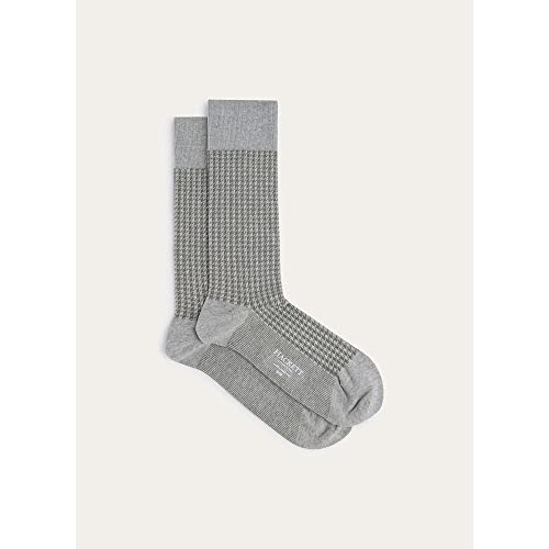 Hackett London Skarpety męskie Dogtooth Marl, brązowy (taupe), L