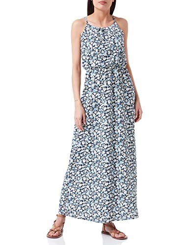 ONLY Damska sukienka Onlwinner Sl Maxi Dress Noos WVN, Night Sky/Aop:flower Floor, 42