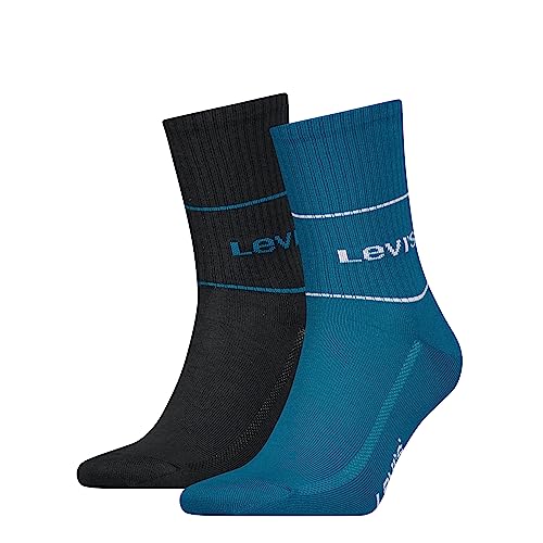Levi's Krótkie skarpety unisex (2 sztuki), głębie oceanu, 43-46 EU