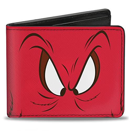 Buckle-Down Męski portfel składany Looney Tunes Gossamer dwuskładnikowy, wielokolorowy, jeden rozmiar, wielobarwny, Rozmiar uniwersalny