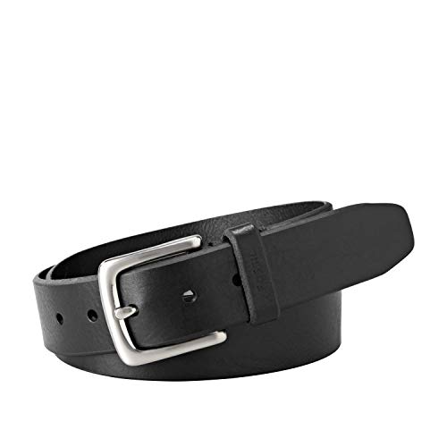 Fossil Męski pasek skórzany Joe, Czarny, 42 PL