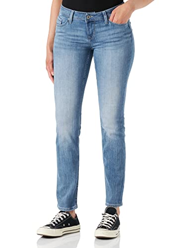 Mustang Dżinsy damskie Jasmin Slim, Mittelblau 402, 25W x 32L