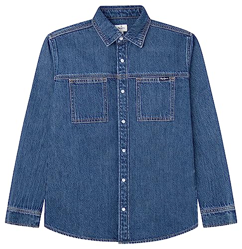 Pepe Jeans Damska koszula cedrowa, niebieski (denim), 6 Jahre