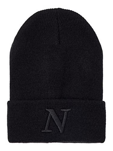 NAME IT Czapka uniseks Nknmalik Knit Beanie Noos, czarny, 54-55