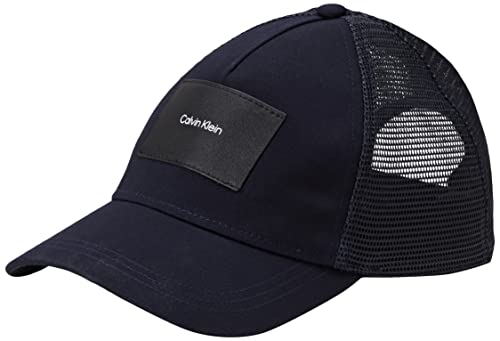 Calvin Klein Męska czapka z daszkiem Ck Patch, Ck Navy, Rozmiar uniwersalny