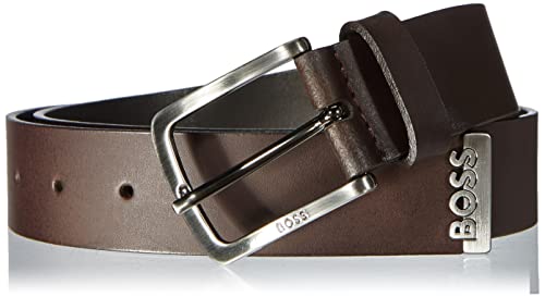 BOSS Pasek męski, Dark Brown202, 110