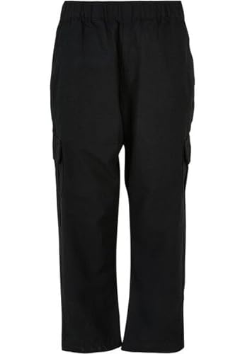 Urban Classics Spodnie chłopięce Ripstop Cargo Pants Black 158/164, czarny, 158-164