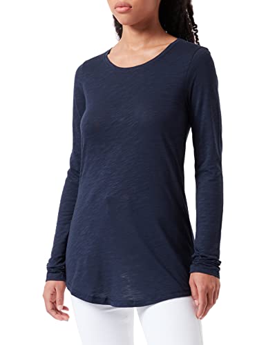 Sisley Koszulka damska L/S 3TNHL119S, niebieska 06U, L