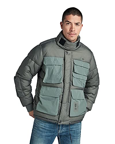 G-STAR RAW Kurtka męska Field Puffer, zielony (Orphus C643-722), XXL