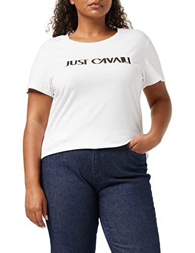 Just Cavalli Koszulka damska, 100 optyczna biel, XXS