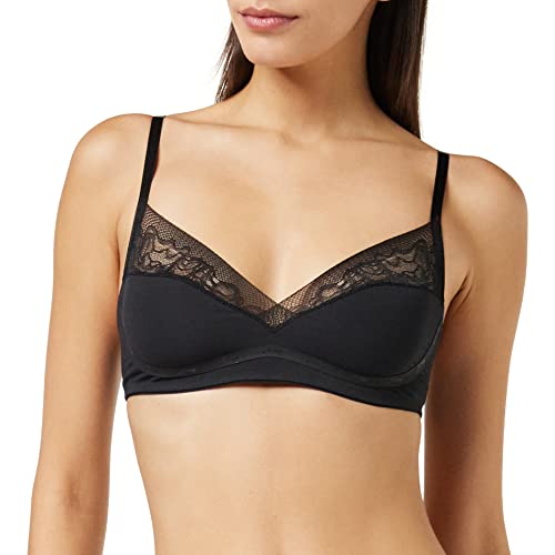 S by sloggi Damski biustonosz Shadow Soft, Black (0004), XS