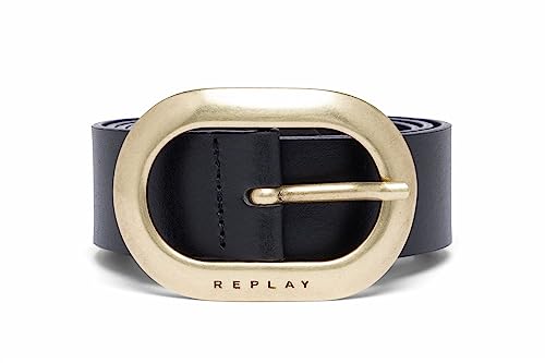 Replay Pasek damski, Black 098, 80