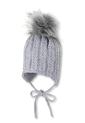 Sterntaler Strickmütze Unisex-Bimbi Czapka, Mel D' Argento., 39