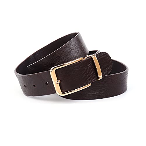 Anthoni Crown Unisex BR4P4340-85 pasek, ciemnobrązowy, 85, ciemnobrązowy, 85