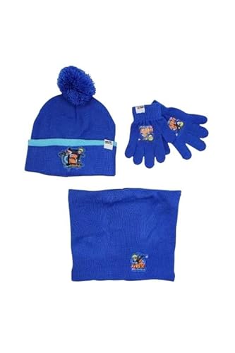 Disney Czapka rękawica Snood Naruto, niebieski, jeden rozmiar chłopięcy, Niebieski, rozmiar uniwersalny