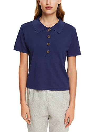 ESPRIT Damski sweter 993EE1I320, 400/NAVY, S, 400/granatowy, S