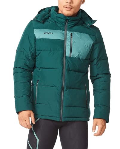 2XU Męska kurtka izolacyjna Utility Pine/Silver Sage, L, Pine/Silver Sage, L
