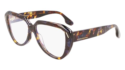Victoria Beckham VB2635 Okulary, 418 Hawana Niebieski, 55 Unisex-Dorosły, 418 Havana Blue, 55