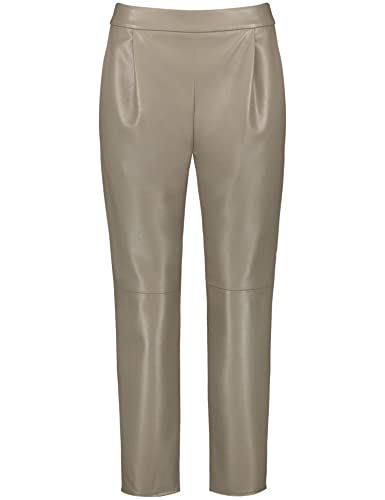 Taifun Damskie spodnie do biegania, ciemnozielone (Dark Heather Green), 38