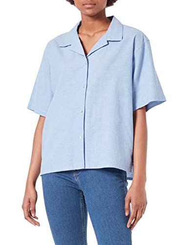 JJXX koszula damska JXLisa Comfort Fit lniana, Cashmere Blue, S
