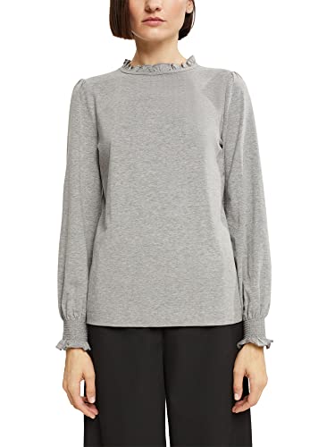 ESPRIT Collection Damska koszulka 102EO1K325, 039/MEDIUM Grey 5, XXL