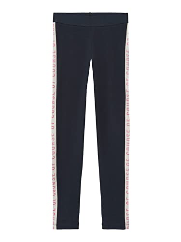Bestseller A/s Legginsy NKFLALINE, niebieski (India Ink), 146 cm