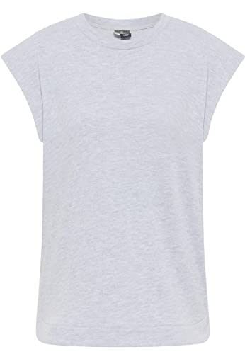 DreiMaster Maritim Bridgeport damska bluza bez rękawów, jasnoszary melanż, S