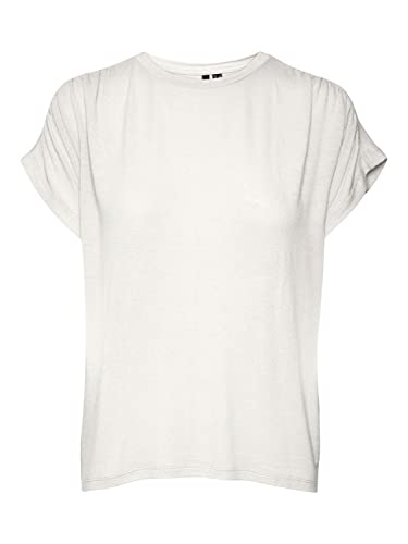 VERO MODA Damska koszulka Vmalma Sl Wide JRS, Snow White, XS