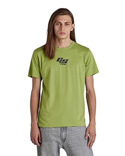 G-STAR RAW Męski T-shirt sportowy Gr R T, zielony (Tendril 336-d115), S