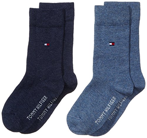 Tommy Hilfiger Skarpety dziecięce, uniseks, 2 sztuki, Jeans