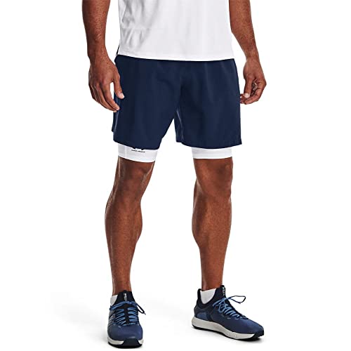 Under Armour Męskie plecione szorty graficzne, Accademia (408) / czarne, L, Accademia (408) / czarny, L