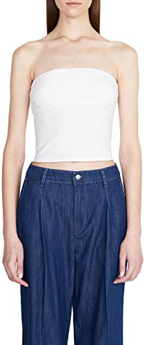 Sisley Damski top 3OQSLH00H t-shirt, biały 101, L, White 101, L