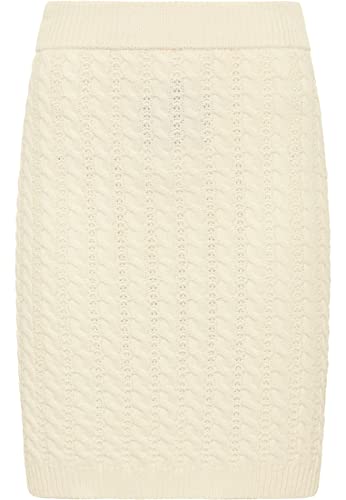 faina Damska spódnica z dzianiny, szampański, XS-S