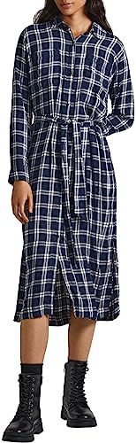 Pepe Jeans Damska sukienka koszulowa Iliana, Wielobarwny (Multi), L