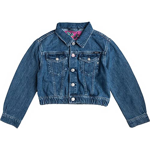 Replay Dziewczęca kurtka jeansowa SG8274, 009 MEDIUM Blue, 10A