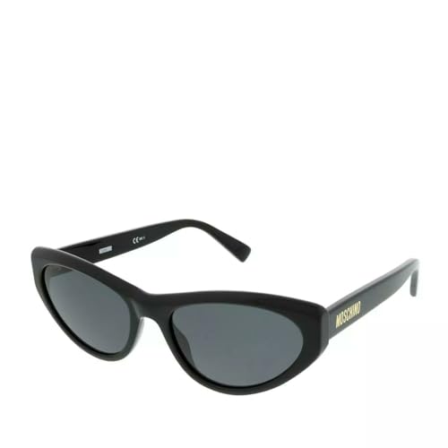 Moschino MOS077/S Kobiety Okulary przeciwsłoneczne BLACK/DARK GREY 56/19/140