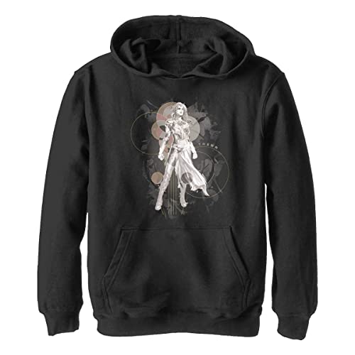 Marvel Thena Hero chłopięca bluza z kapturem (1 opakowanie), Czarny, XL