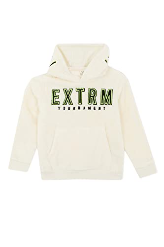 DeFacto Bluza chłopięca z kapturem, écru, 9-10 lat