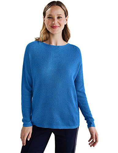 Street One Damski sweter z dzianiny, Lapis Blue Melange., 42