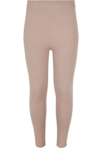 Urban Classics Damskie legginsy z wysokim dopasowaniem, legginsy z wysokim stanem, dżersej, obcisłe dopasowanie, dostępne w 2 kolorach, rozmiary 110/116-158/164, Duskrose, 146 cm